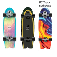 Longboard, P7 Truck Land Carving Surf Skate Board, Outdoor Carving Pumping Sport Board, Complete Skateboard, 32"