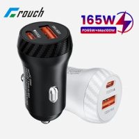 Crouch PD65W USB Car Charger Type C Car Super Fast Charger 100W Car Phone Charger Adapter For iphone Samsung Huawei Xiaomi