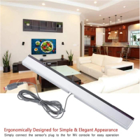 Wired Sensor Bar Wired Infrared IR Signal Ray Replacement Infrared IR Ray Motion Sensor Bar Compatible with Wii U Console