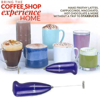 [ COD ] HONGXIN Hand Mixer Mini Pembuih Kopi Susu Milk Frother Battery Power - MS-3089