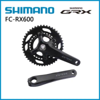 SHIMANO GRX RX600 Gravel Crankset 2x10 Speed 165mm 170mm 172.5mm 175mm 46-30T GRX 20speed 110BCD For Gravel Road Bike Bicycle