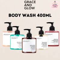 GRACE AND GLOW BODY WASH 400ML | BLACK OPIUM | ENGLISH PEAR | PEONY BLUSH