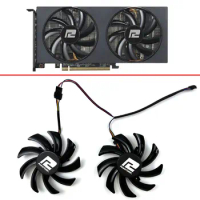 New 85mm Cooling Fan For Powercolor RX 6700 6650 6600 XT RX 5700 5600 XT V2 Fighter Graphics Cards cooler Fan