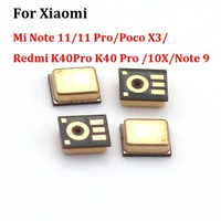 10-100Pcs Inner Microphone Transmitter For Xiaomi Mi Note 11/11 Pro/Poco X3/Redmi K40Pro K40 Pro /10X/Hongmi Note 9 Mic Speaker