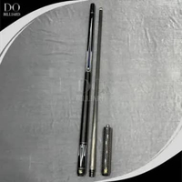 STICK BILLIARD HC CUE 12.5MM CARBON CUE LEATHER GRIP LOW DEFLECTION / STICK HC CUE CARBON HC Cue 6 (