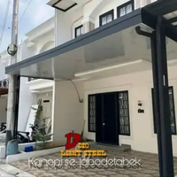 Kanopi plafon pvc alderon rs rangka cnp baja ringan 0,75mm minimalis