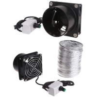 Y1UB USB Exhaust Fan Duct Air Ventilation Blower Window Extractor Toilet Kitchen