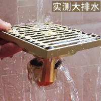地漏 落水頭 防臭地漏 地漏芯 水孔蓋 集水槽 排水孔座防臭地漏】全銅除臭防蟲防反味衛生間下水道廁所陽臺不銹鋼地漏