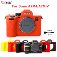Sony A7M4 / A7MIV Silicone Case Bag Body Cover Protector Frame Skin for Sony A7MIV/A7M4 Camera Rubber Protective Accessories