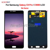 For Samsung Galaxy C9 Pro C9000 LCD Display Touch Screen Digitizer Assembly 6.0" No Frame For Samsung C9 Pro C9000 lcd