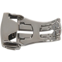 18mm Stainless Steel Deployant Watch Strap Folding Buckle Clasp For Omega, Fosted #18Mm
