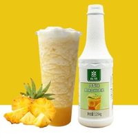 鳳梨濃縮汁  紅心芭樂汁果醬商用奶茶店專用番石榴果漿葡萄汁草莓汁濃漿濃縮汁