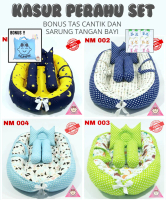 KASUR BAYI LIPAT BERKELAMBU / TEMPAT TIDUR BAYI KARAKTER / KADO BAYI