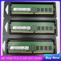 1 PCS Memory For SK Hynix RAM 4GB 4G 1RX8 PC4-2133P-ED1 DDR4 2133 ECC UDIMM