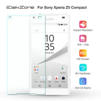 Tempered Glass 9h On the For Sony Xperia Z5 Compact HD Screen Protection Glass 2.5D for Sony Z5 Compact Protective Glass Film