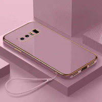 For Samsung Note8 Case Galaxy Note8 Luxury Square Plating Phone Case SM-N950F ShockProof Soft TPU Silicone Back Cover Fundas