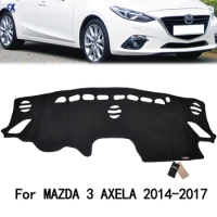 Car Dashboard Cover Dash Board Pad Dashmat Board Mats Dash Mat Sun Shade Cover Carpets For MAZDA 3 AXELA 2014 2015 2016 2017
