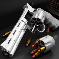 Continuous Firingt Pistol ZP5 357 Revolver Launcher Soft Dart Bullet Toy Gun CS Outdoor Weapon for Kids Adult