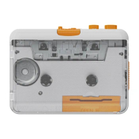 Tape Player USB Cassettes Recorder Cassette to MP3 / CD Converter via USB Compatible with Laptops and Personal Computers