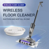 Intelligent Wireless Electric Floor Mops Household Sweep and Drag Integrated Washing Machine Lazy Hands-free Rotating Mop