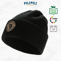 Fjallraven Bergtagen Forever Wool Beanie - Topi Wool Winter Outdoor Black