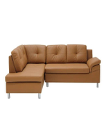 โซฟาTRUMBLE SLคาราเมล โครเมี่ยม มุมซ