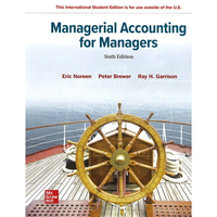 姆斯【現貨】Managerial Accounting for Managers 6/e Noreen 9781265118433  華通書坊/姆斯