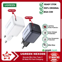 Adaptor Charger UGREEN 20W Nexode Gan USB-C Fast Charging Mini