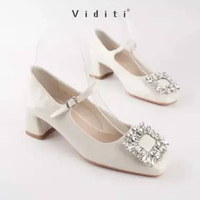 Viditi Zelia Block Heels 5 cm | Shoes | Sepatu Import Wanita | Nikahan | Wisuda | Seserahan | Pesta 