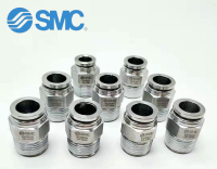 SMC ข้อต่อเกลียวสแตนเลสชาย KQG2H0810 M5 01 02S 03S 04S G01 G02 KQG2H