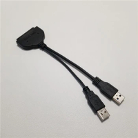 USB 3.0 To Laptop 22P 2.5" SSD HDD Hard Drive SATA 3 Adapter Converter Cable