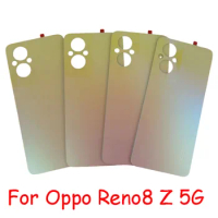 AAAA Quality 10Pcs For Oppo Reno8 Z Reno 8 Z 5G Back Battery Cover Rear Panel Door Housing Case Repair Parts
