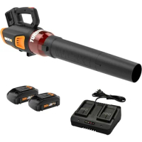 40V Turbine Leaf Blower Cordless with Battery and Charger, Brushless Motor Blowers for Lawn Care, Leaf Blower Cordless