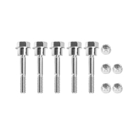 5-Pack 532192090 Auger Shear Pins and Nut Bolt Kit Compatible with Husqvarna, Poulan, and AYP Snowth