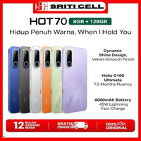 INFINIX HOT 70 RAM 8/128 GARANSI RESMI RAM 8/128 BLUE