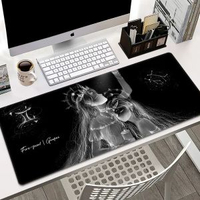 全城熱賣 - 十二星座滑鼠墊超大遊戲辦公電腦桌墊鍵盤墊遊戲二次元動漫男生小雙子座否2mm