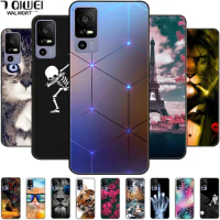 For TCL 40R 5G Case 6.6'' Silicone Soft Fashion TPU Phone Cover for TCL 40 R 5G Case T771K T771A T771H Bumper Funda for TCL40R