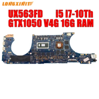 UX563FD Laptop Motherboard For ASUS ZenBook Flip 15 UX563F, BX563FD, RX563FD .CPU:i5-10210U i7-10510U. GTX1050 V4G. 8GB/16GB RAM