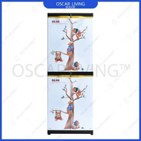 Lemari Plastik Sinbak Mini 4 Susun Motif Seluruh Indonesia Bear