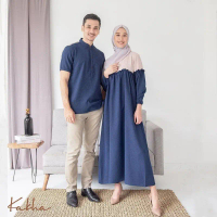 Kakha x Alyssa Soebandono - Sarimbit Keluarga Gaharu (A) / Baju couple keluarga / Sarimbit Keluarga 