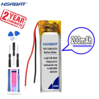 New Arrival [ HSABAT ] 200mAh AHB74370PR Replacement Battery for Sony MDR-EX750BT WI-C600N Accumulator 2-wire