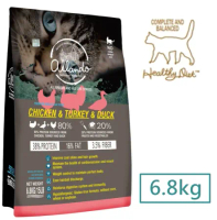 奧藍多天然無穀貓鮮糧 雞肉+火雞肉+鴨肉6.8kg
