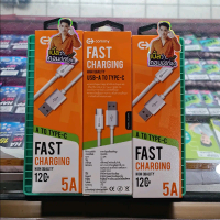 commy สายชาร์ท 5A  Usb A to Type-C  120Cm.
