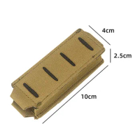 Tactical LSR 9mm Mag Pouch Single Magazine Carrier MOLLE Pouch Laser Cut 1911 Pistol Airsoft Hunting Paintball Accessories Gear