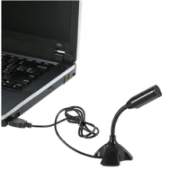 Adjustable Studio Speech Mini USB Microphone microfone condenser Chatting Singing game KTV Karaoke Mic For PC Laptop Skype