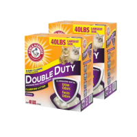 【ARM&HAMMER 鐵鎚】雙效加強除臭貓砂40LB*1入(福利品、貓砂、礦砂)