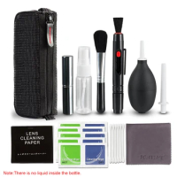 Professional Camera Cleaning Kit Lens Cleaning Kit w Air Blower Cleaning Pen Cleaning Cloth for Most Camera Mobile Phone Laptop