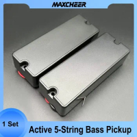 Active Bass Pickup Soapbar 5-String Bass Pickup Double Coil Humbucker Pickup Ceramic Magnet Active Guitar Parts