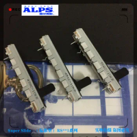 RS301111A01G ALPS Switch 45mm 4.5cm Mono B10K Slide Potentiometer Mixer Fader Shank Length 10MM with Center Point Positioning