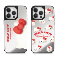 GARMMA iPhone 15 Pro 6.1吋 Hello Kitty 50th 磁吸鏡面保護殼
